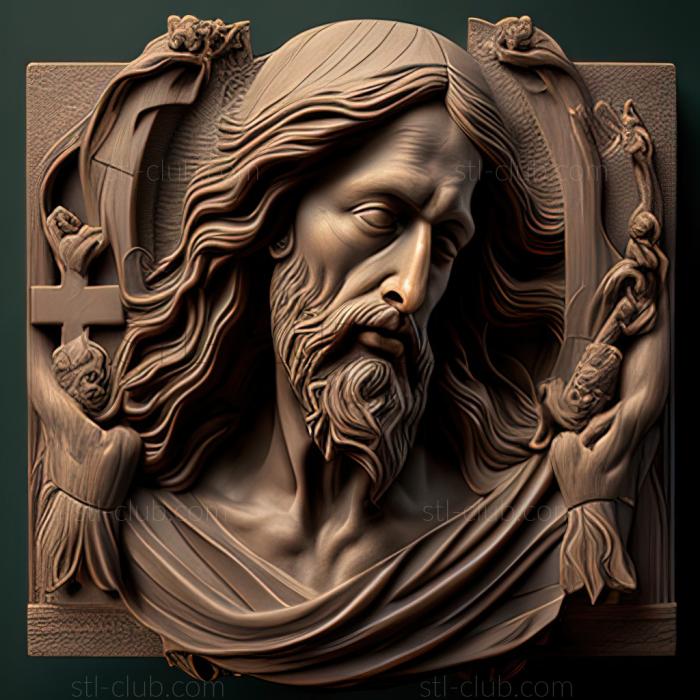 3D model st jesus (STL)